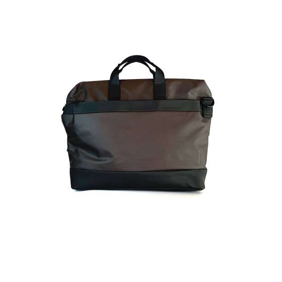 Borsa misto stoffa marrone e nera - Image 2