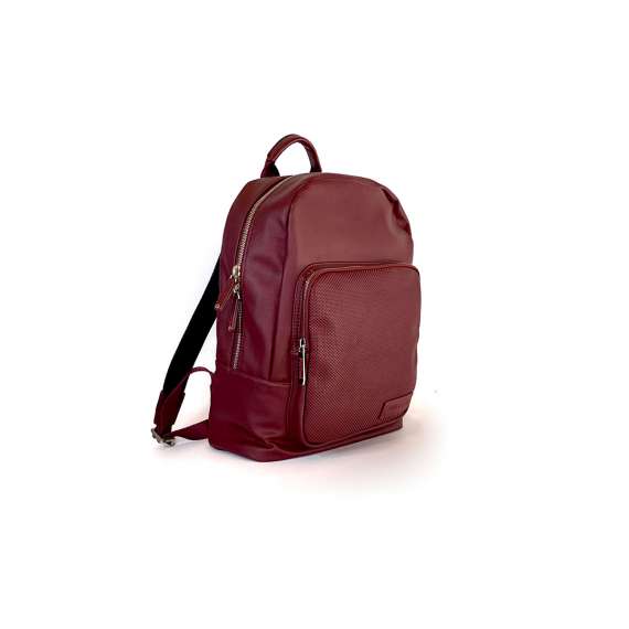 Zaino Casual Pelle Bordeaux