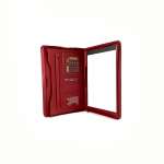 Astuccio/agenda maxi pelle rossa